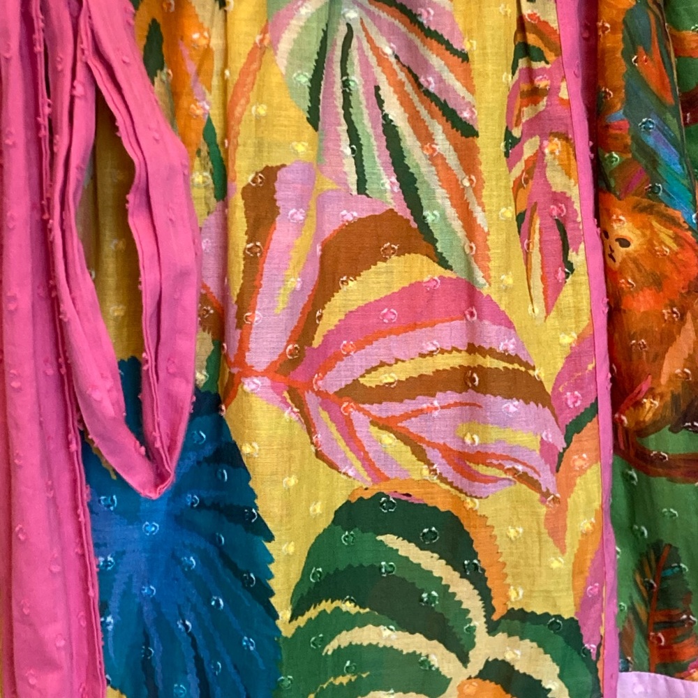 Gorgeous Farm Rio Anthologie Cotton Maxi Dress, size L - Picture 8 of 11